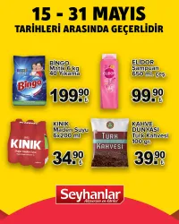 Seyhanlar Market Broşürü 15 Mayıs 2025 Perşembe itibarıyla