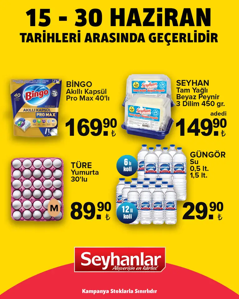 Seyhanlar Market 15 Haziran 2025 Kataloğu - Seite 1 von 5