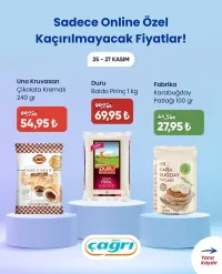 Çağrı Market Online Özel Fırsatlar 25 - 27 Kasım 2024 Kataloğu