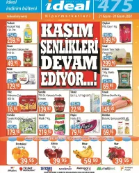 İdeal Hipermarket 21 - 30 Kasım 2024 Kataloğu