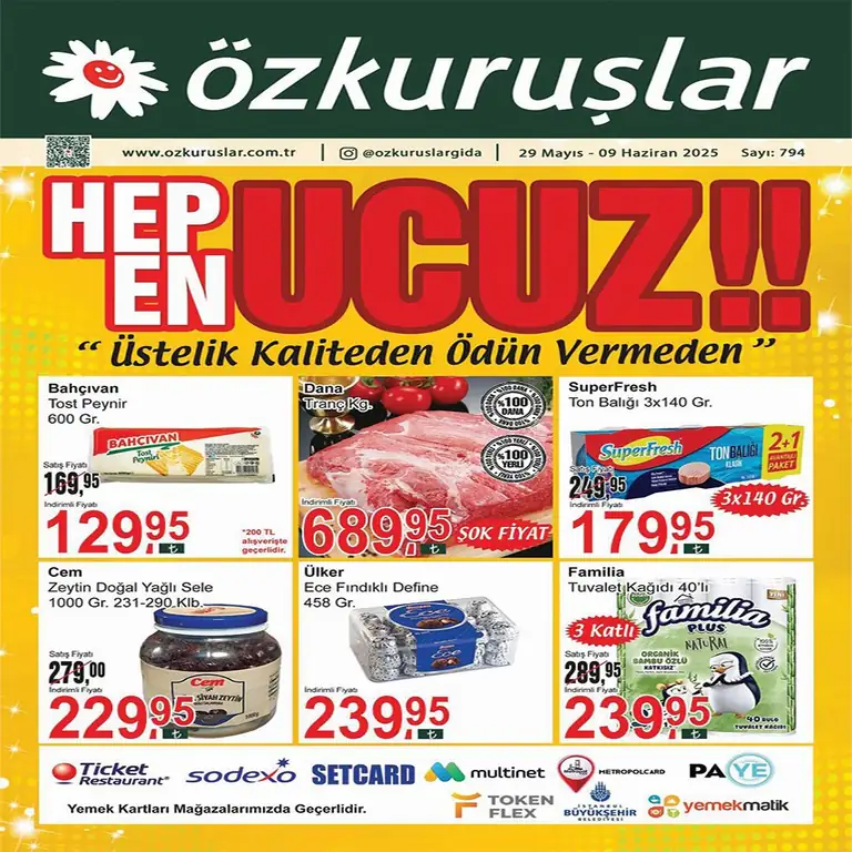 Özkuruşlar 29 Mayıs 2025 Kataloğu - Seite 1 von 16