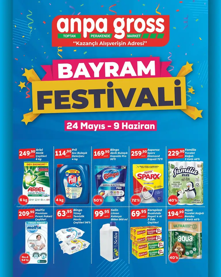 Anpa Gross 24 Mayıs 2025 Bayram Festivali Kataloğu - Seite 1 von 8