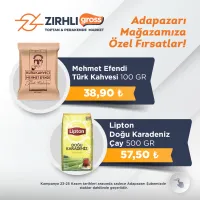 Zırhlı Toptan Market 22 - 25 Kasım 2024 Adapazarı Mağazasına Özel indirim