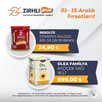 Zırhlı Toptan Market 1 - 15 Aralık 2024 Kataloğu