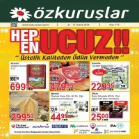 Özkuruşlar Market 21 - 31 Aralık 2024 indirim Kataloğu