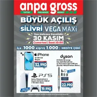 Anpa Gross Büyük Açılış Silivri Vega Maxi Gıda Dışı Kataloğu