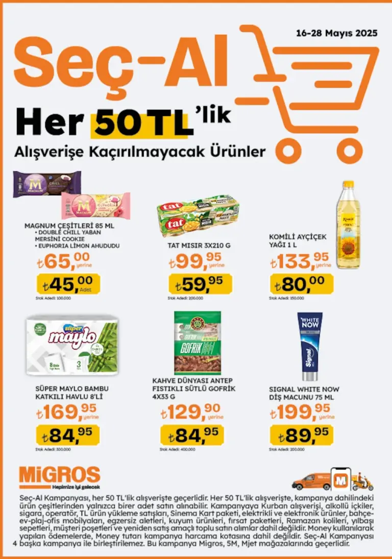 Migros 22 Mayıs 2025 Aktüel Kataloğu - Seite 4 von 92