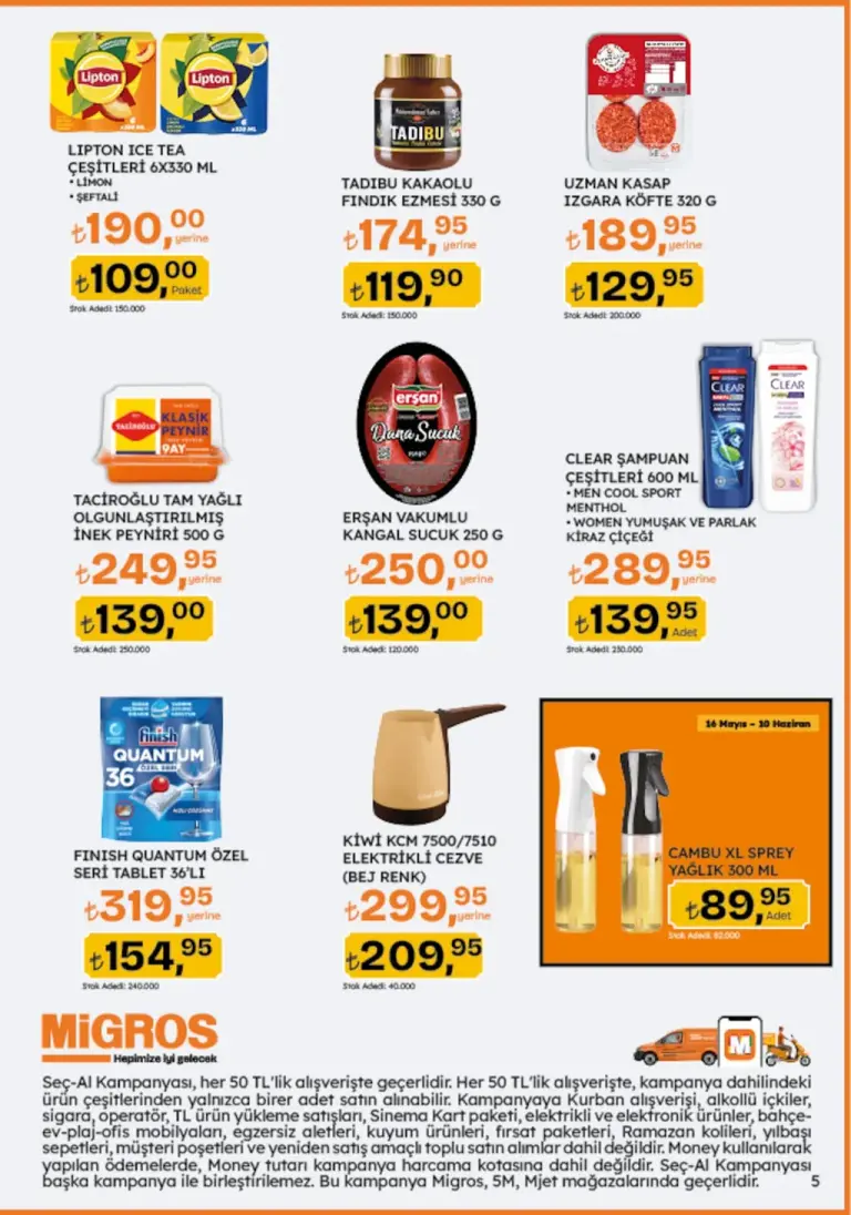 Migros 22 Mayıs 2025 Aktüel Kataloğu - Seite 5 von 92