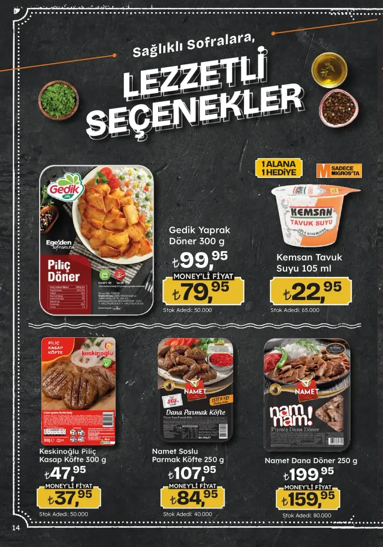 Migros 22 Mayıs 2025 Aktüel Kataloğu - Seite 14 von 92