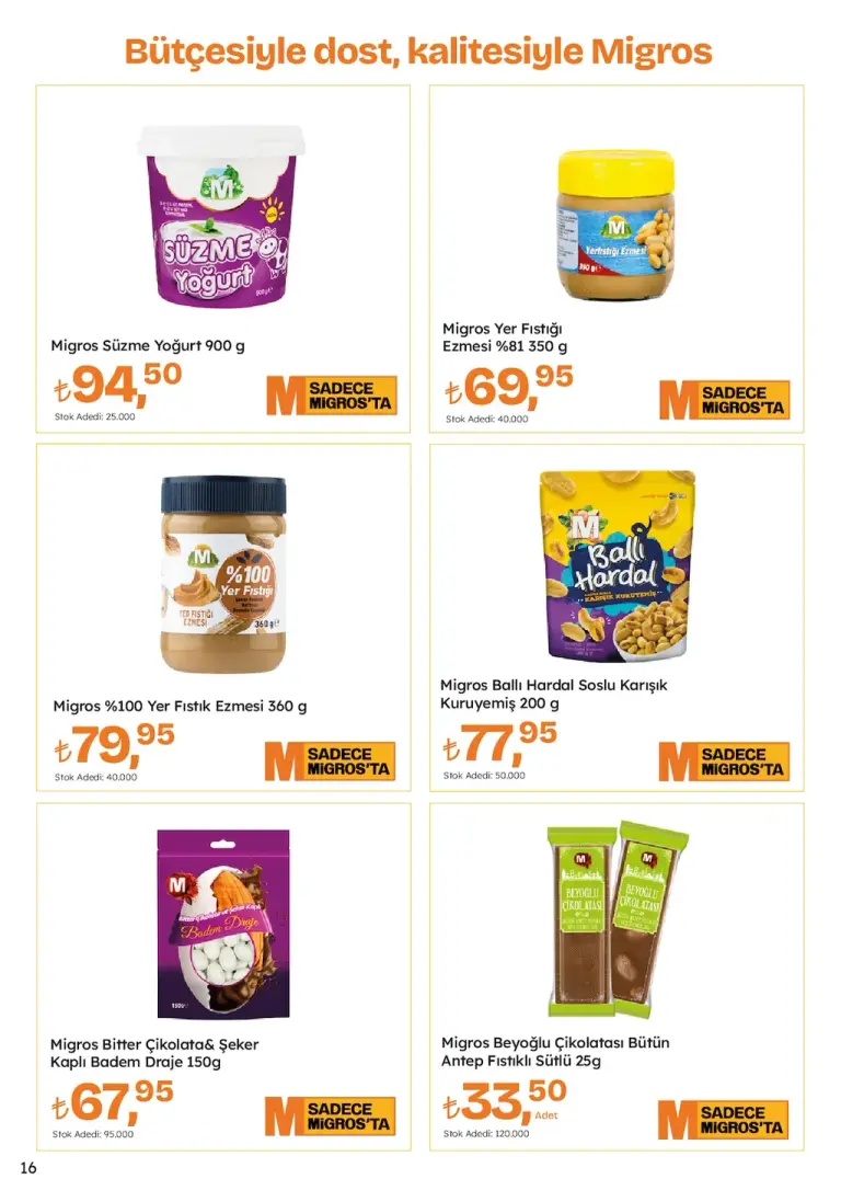 Migros 22 Mayıs 2025 Aktüel Kataloğu - Seite 16 von 92