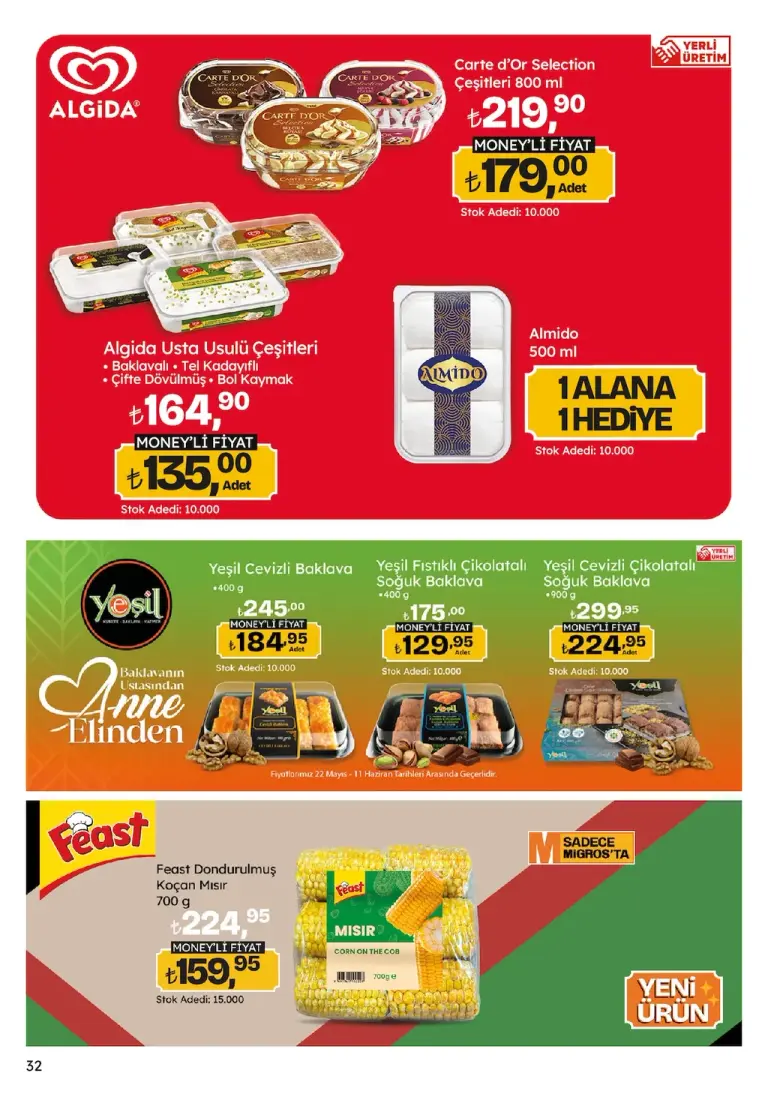 Migros 22 Mayıs 2025 Aktüel Kataloğu - Seite 32 von 92