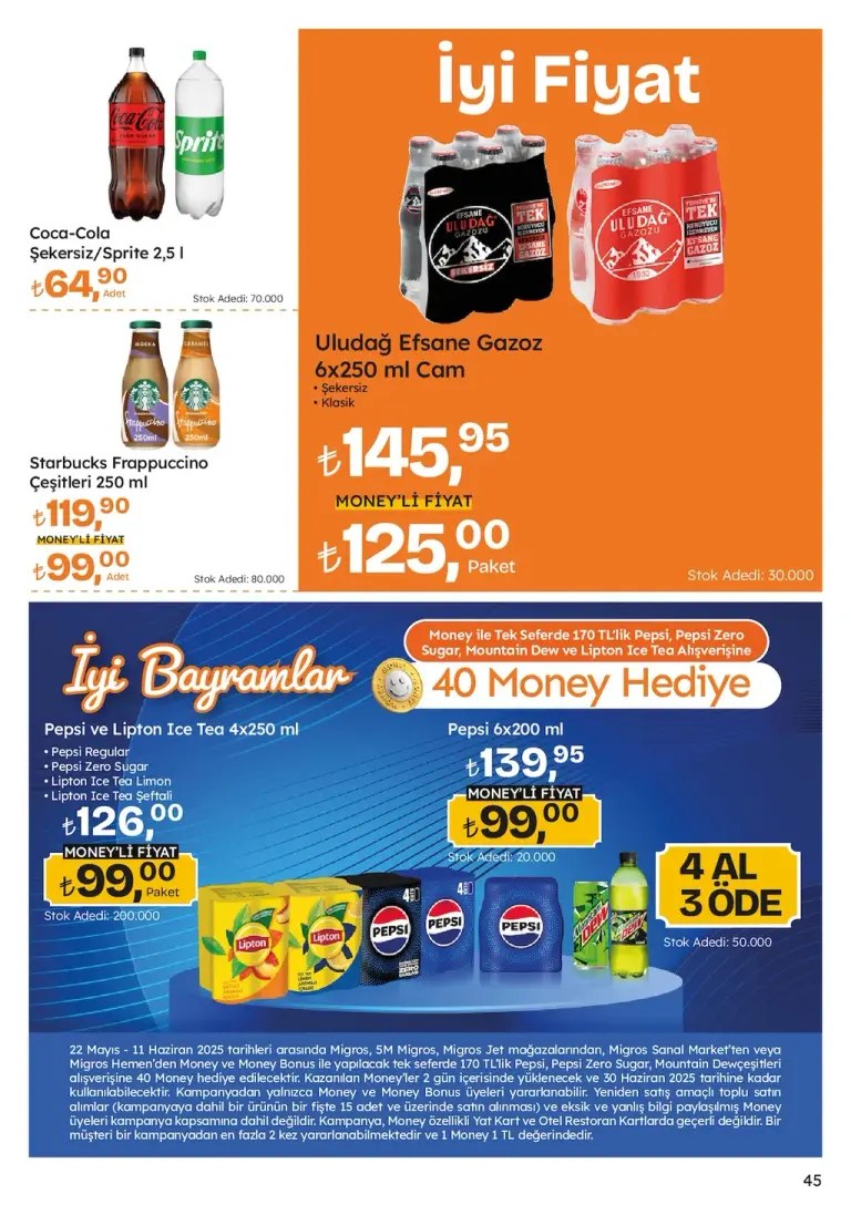Migros 22 Mayıs 2025 Aktüel Kataloğu - Seite 45 von 92
