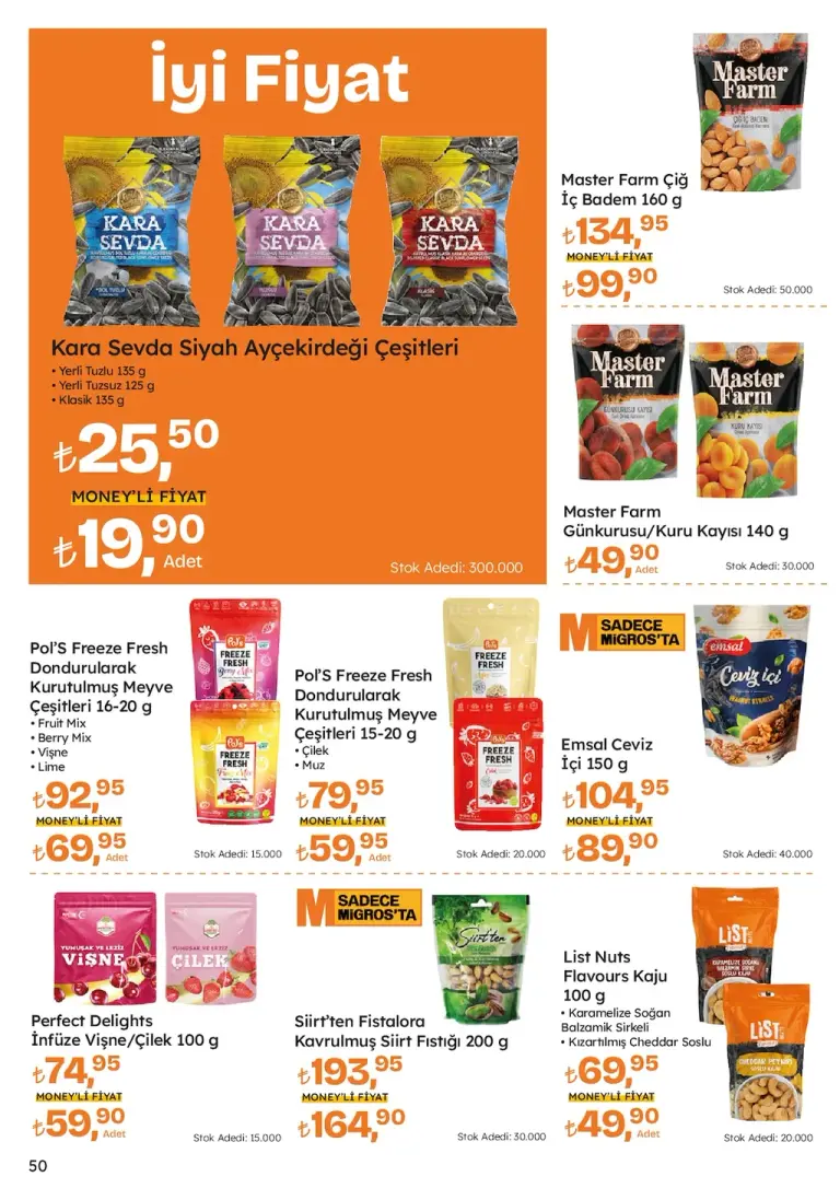 Migros 22 Mayıs 2025 Aktüel Kataloğu - Seite 50 von 92