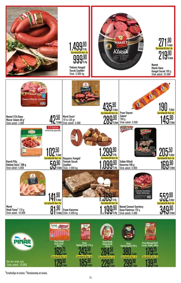 Carrefoursa 29 Mayıs 2025 Kataloğu - Seite 11 von 65