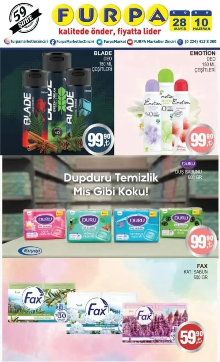 Furpa Market 28 Mayıs 2025 Kataloğu - Seite 12 von 12