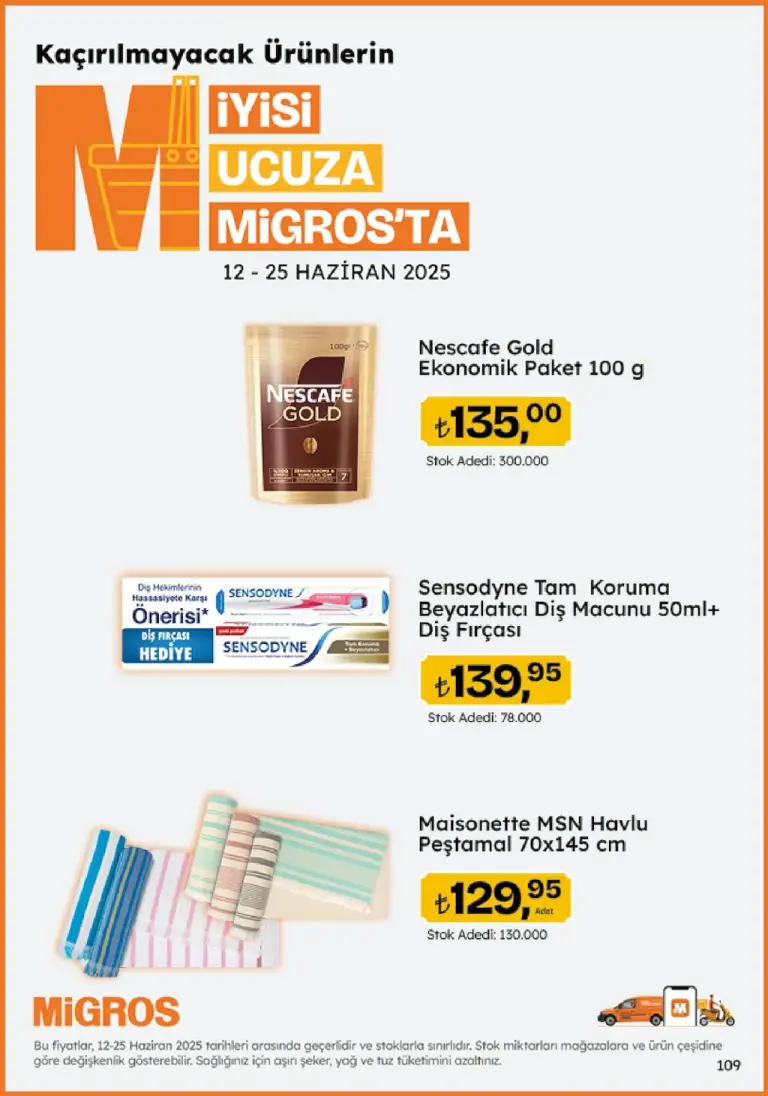 Migros Migroskop 12 Haziran 2025 Kataloğu - Seite 109 von 114