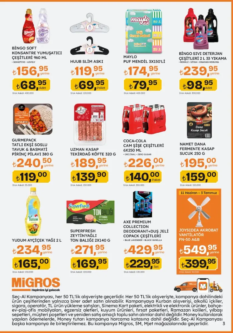 Migros 12 Haziran 2025 Migroskop Seç-AL Kataloğu - Seite 3 von 36