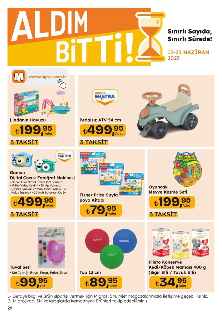 Migros 12 Haziran 2025 Migroskop Seç-AL Kataloğu - Seite 28 von 36