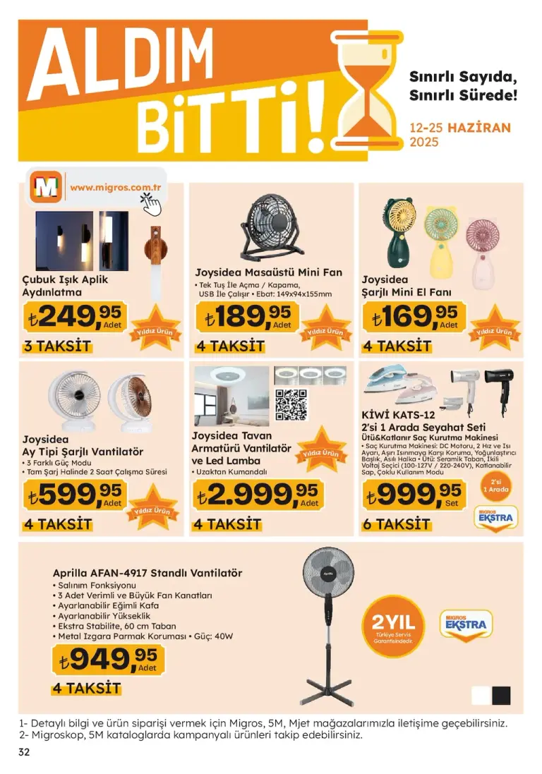 Migros 12 Haziran 2025 Migroskop Seç-AL Kataloğu - Seite 32 von 36