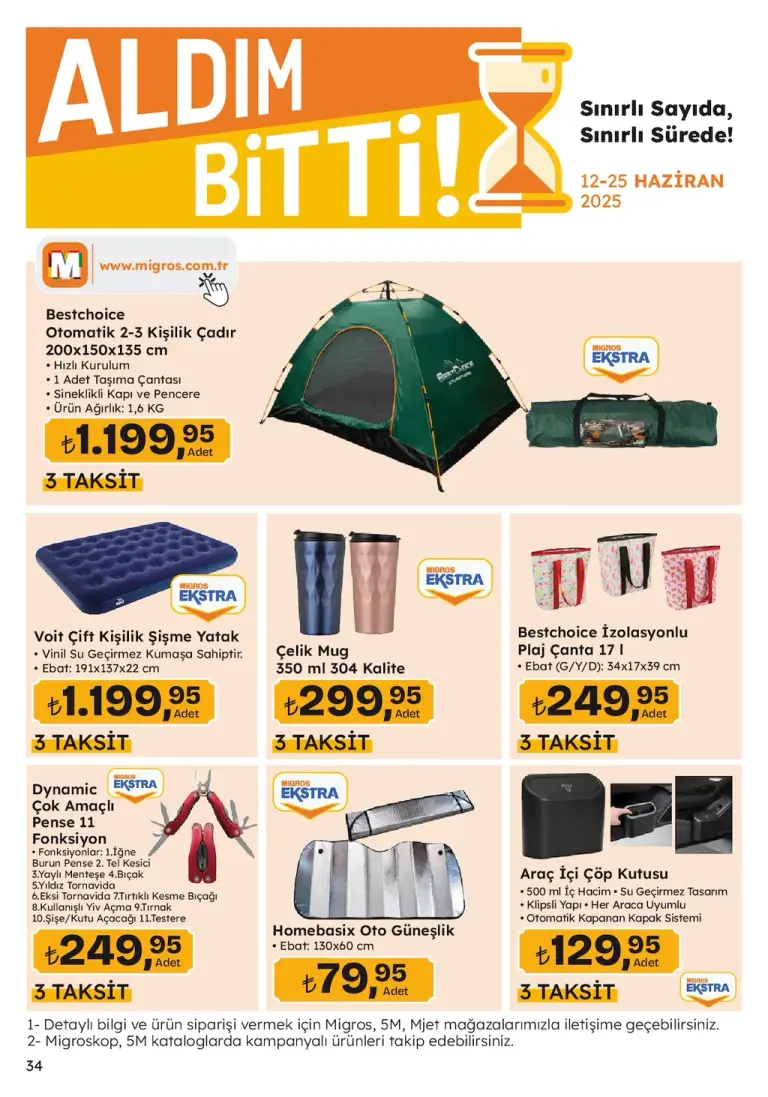 Migros 12 Haziran 2025 Migroskop Seç-AL Kataloğu - Seite 34 von 36