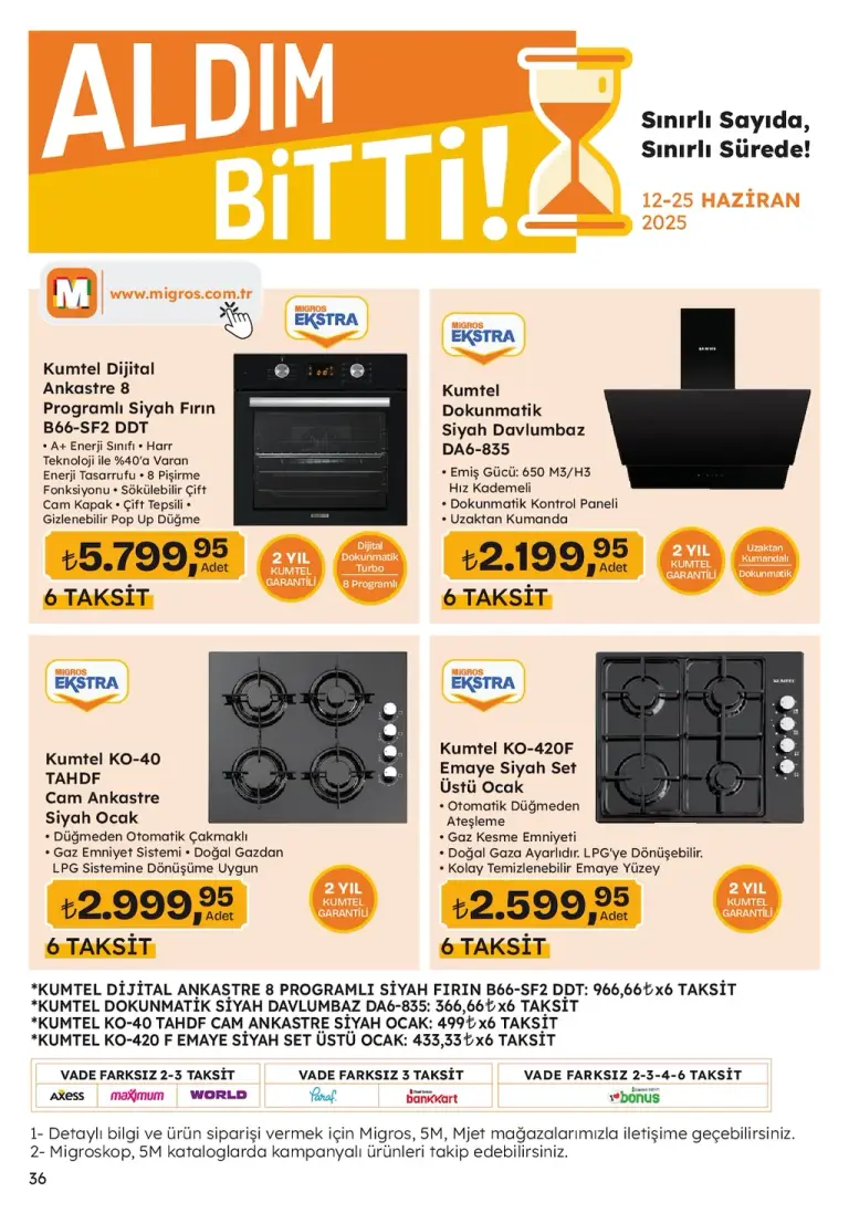 Migros 12 Haziran 2025 Migroskop Seç-AL Kataloğu - Seite 36 von 36
