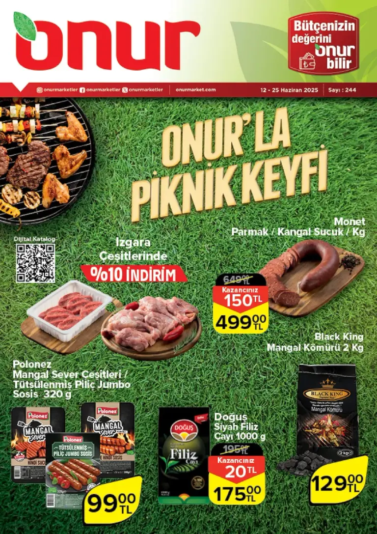 Onur Market 12 Haziran 2025 Kataloğu - Seite 1 von 8