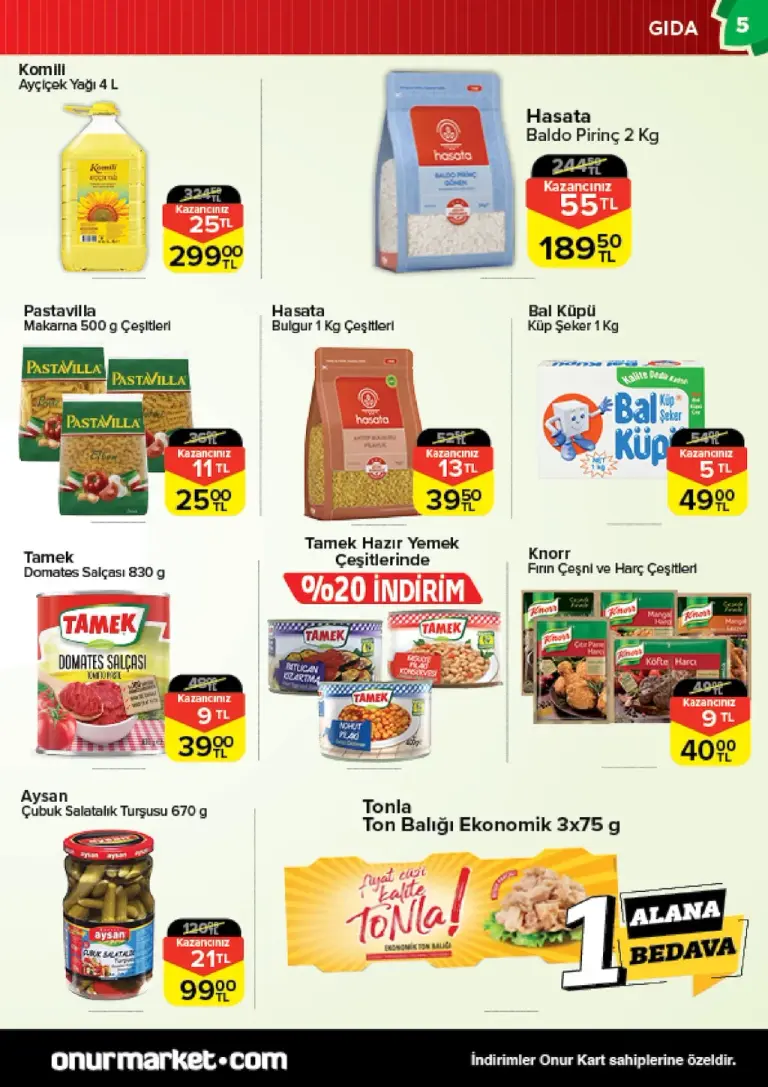 Onur Market 12 Haziran 2025 Kataloğu - Seite 5 von 8
