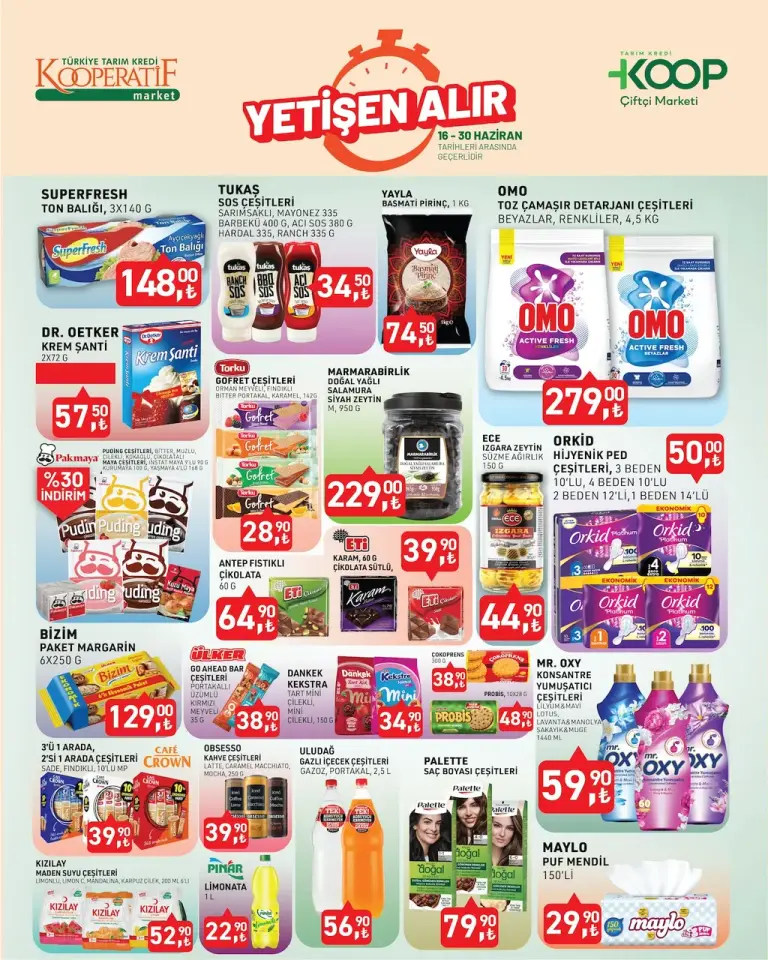 Koop 16 Haziran 2025 Yetişen Alır Kataloğu - Seite 1 von 1