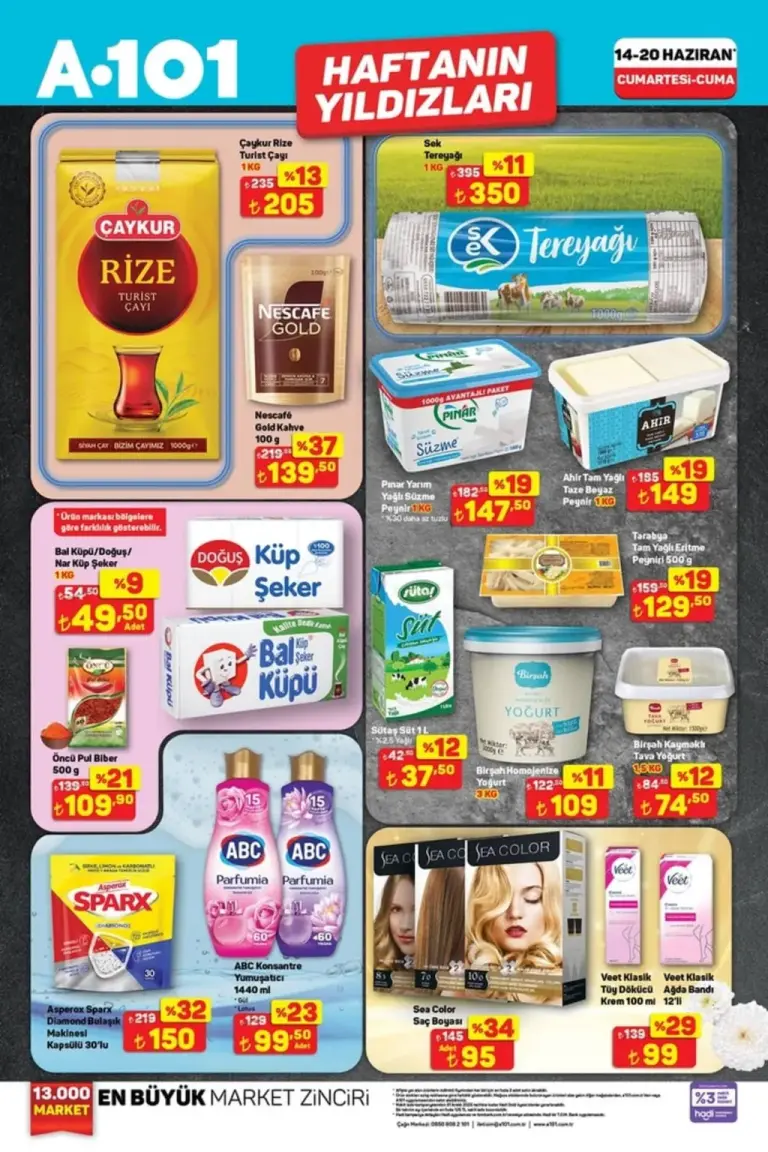 A101 14 Haziran 2025 Haftanın Yıldızları Kataloğu - Seite 1 von 3