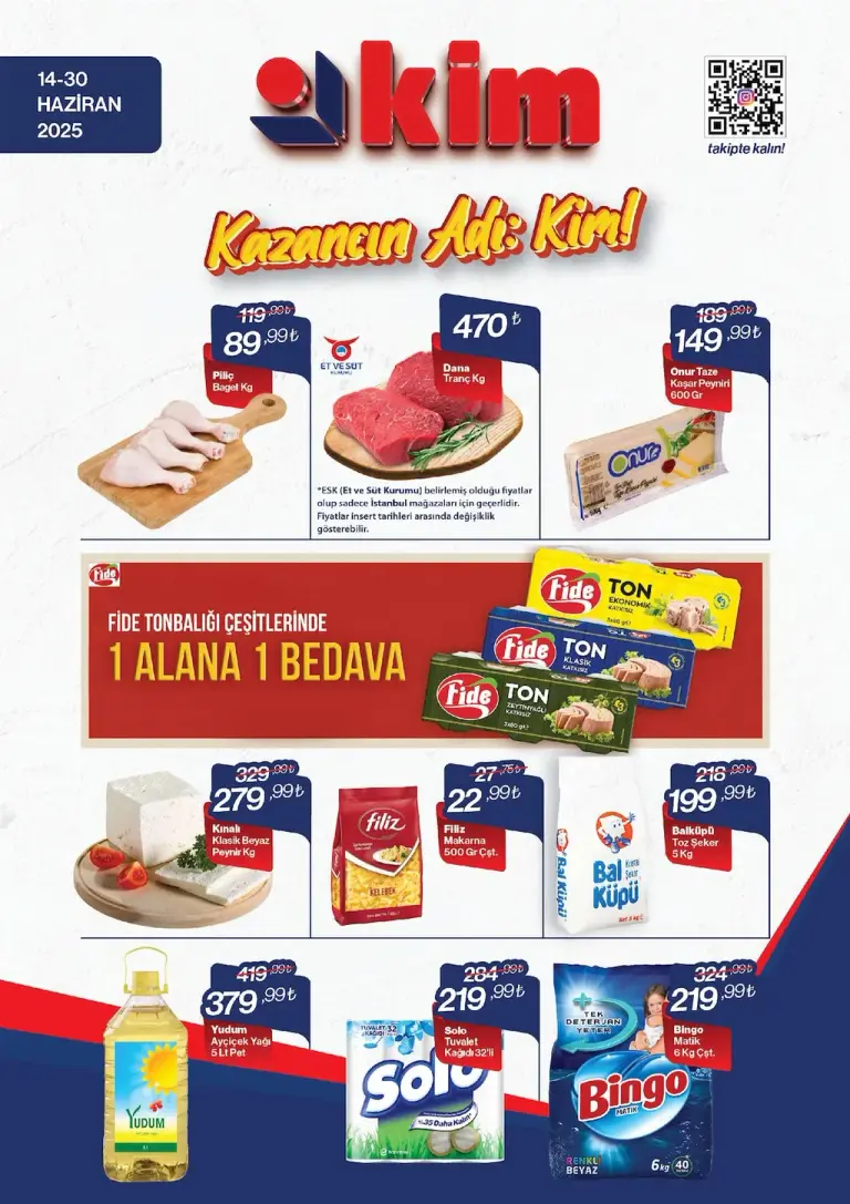 Kim Market 14 Haziran 2025 Fırsatlar Kataloğu - Seite 1 von 5