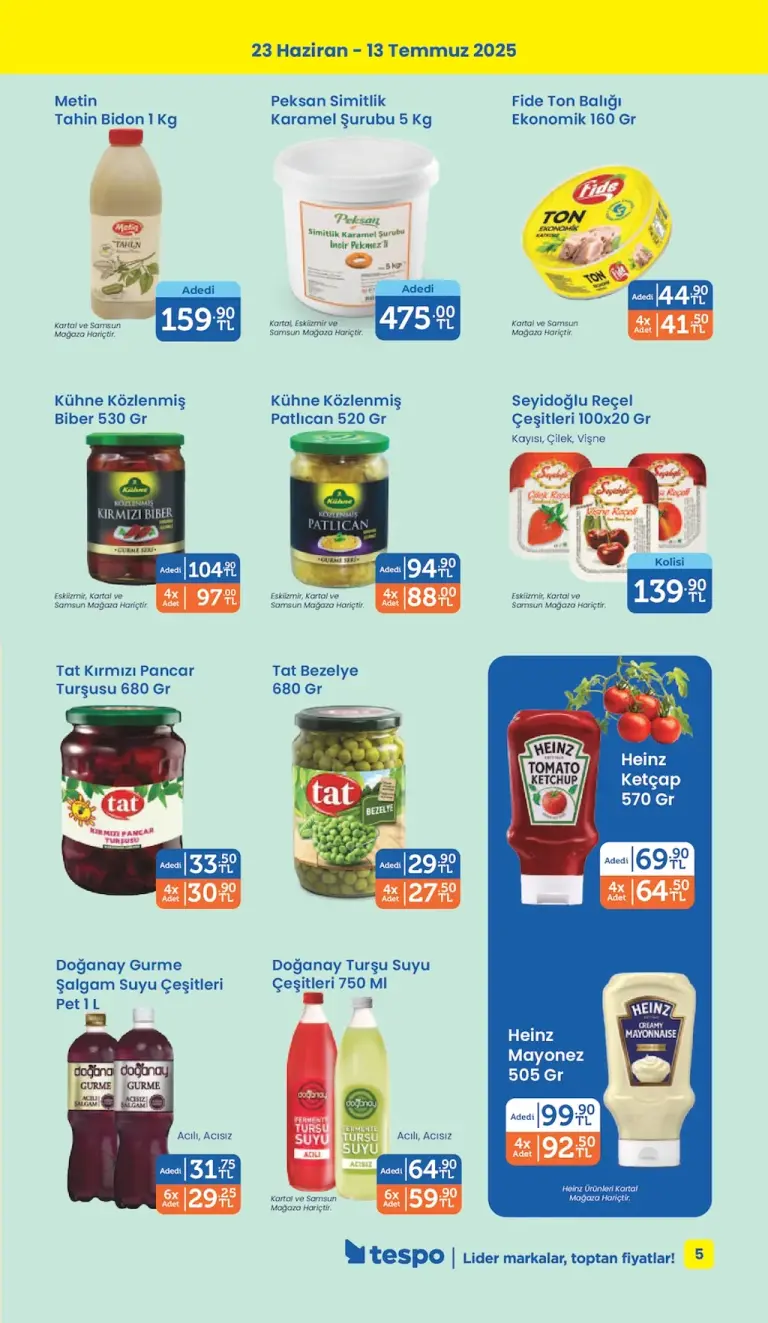 Tespo Market 23 Haziran 2025 Kataloğu - Seite 5 von 16