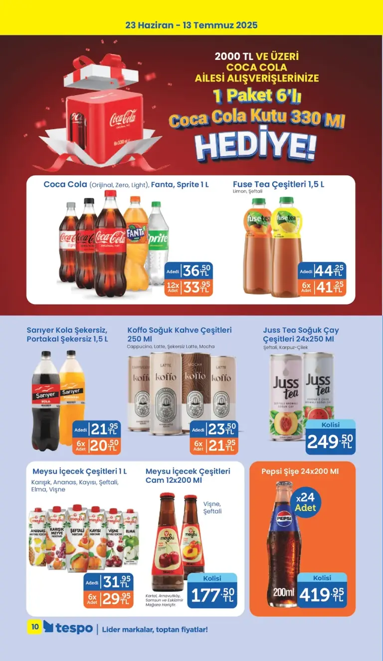 Tespo Market 23 Haziran 2025 Kataloğu - Seite 10 von 16