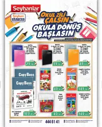 Seyhanlar Ekspres Okul Dönüşü Broşürü - 28 Ağustos - 30 Eylül 2025