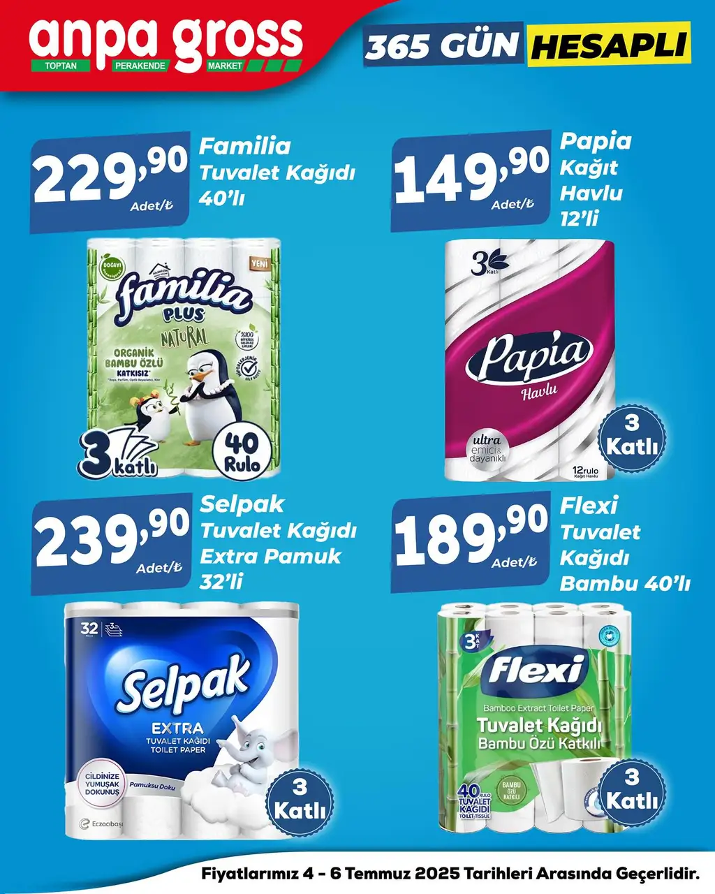 Anpa Gross 4 Temmuz 2025 Temizlik ve Kişisel Bakım kataloğu - Sayfa 2