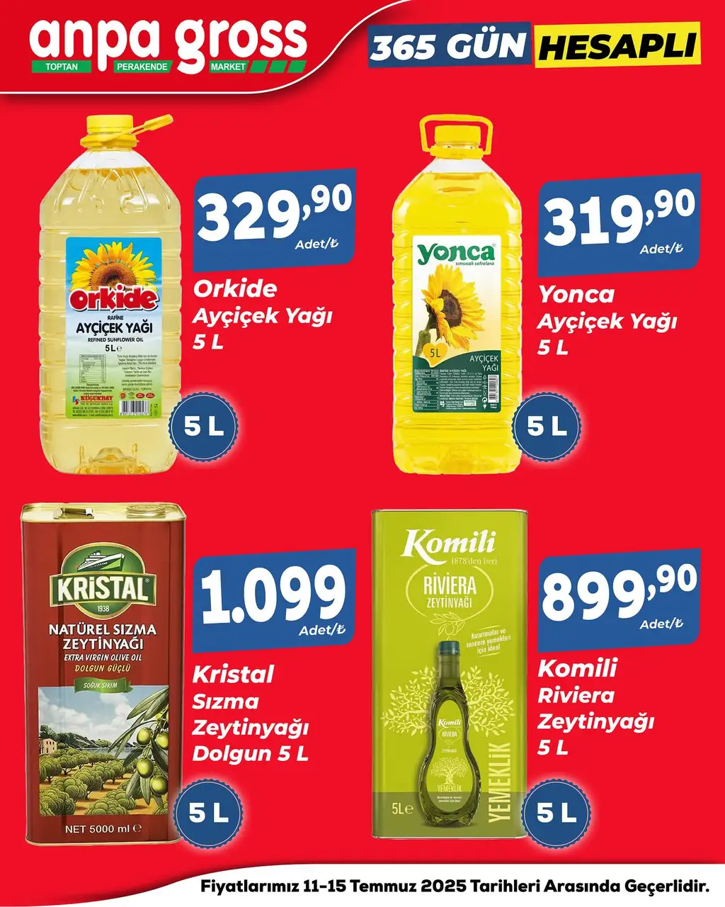 Anpa Gross 11 - 15 Temmuz 2025 kataloğu - Sayfa 1