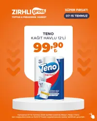 Zırhlı Toptan Market 7 Temmuz 2025 kataloğu