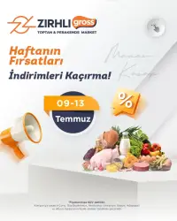 Zırhlı Toptan Market 9 Temmuz 2025 kataloğu