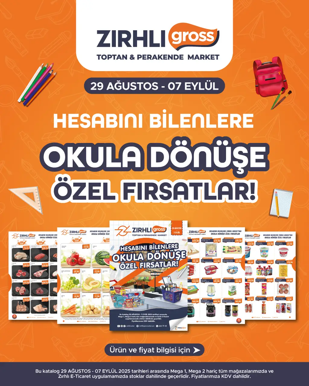 Zırhlı Toptan Market 29 Ağustos 2025 kataloğu - Sayfa 1