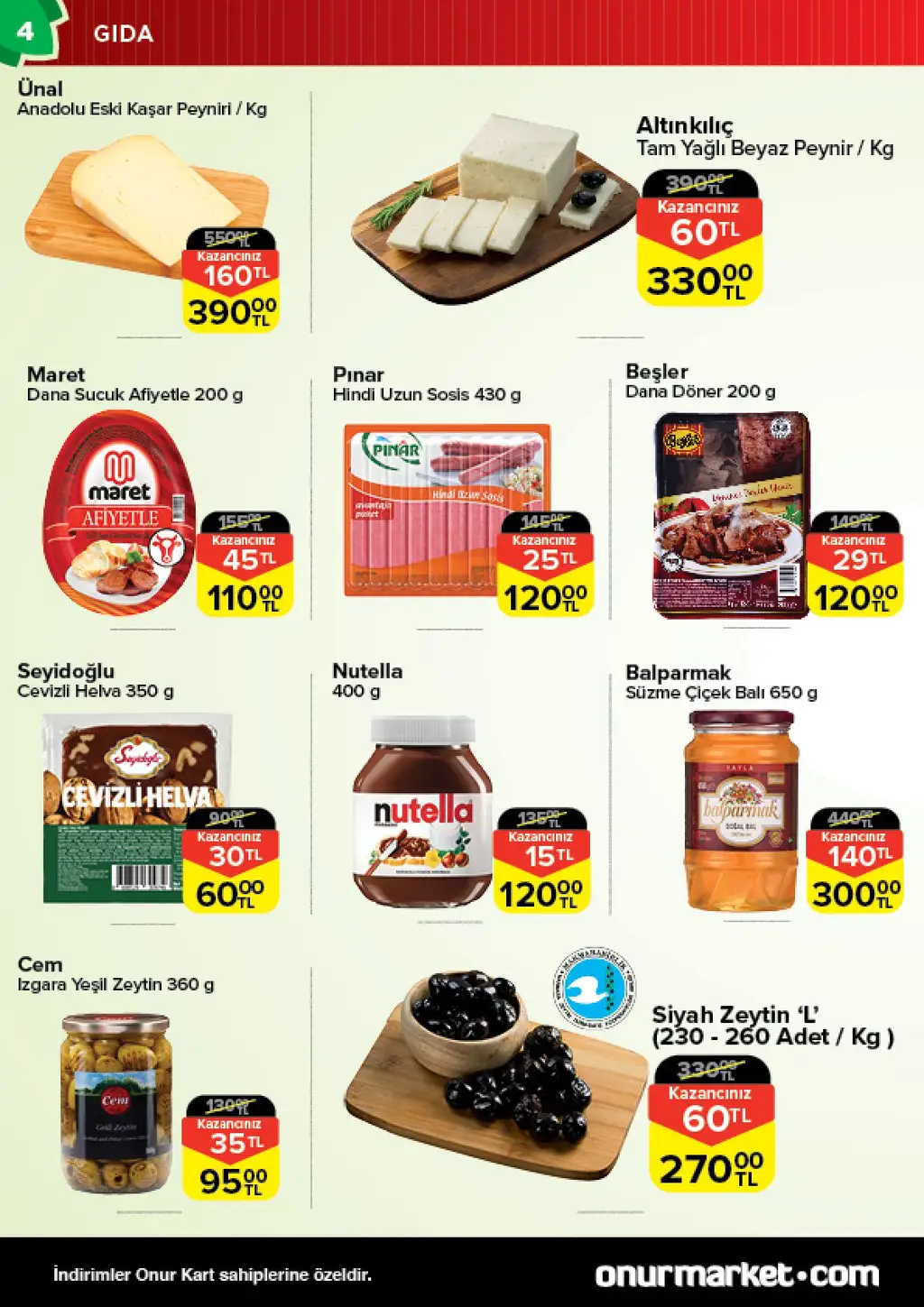 Onur Market 10 Temmuz 2025 kataloğu - Sayfa 2