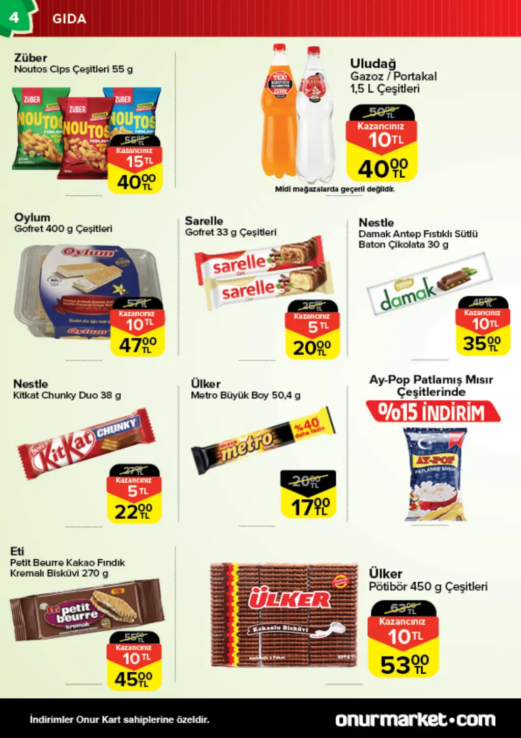 Onur Market 19 Ağustos 2025 kataloğu - Sayfa 2