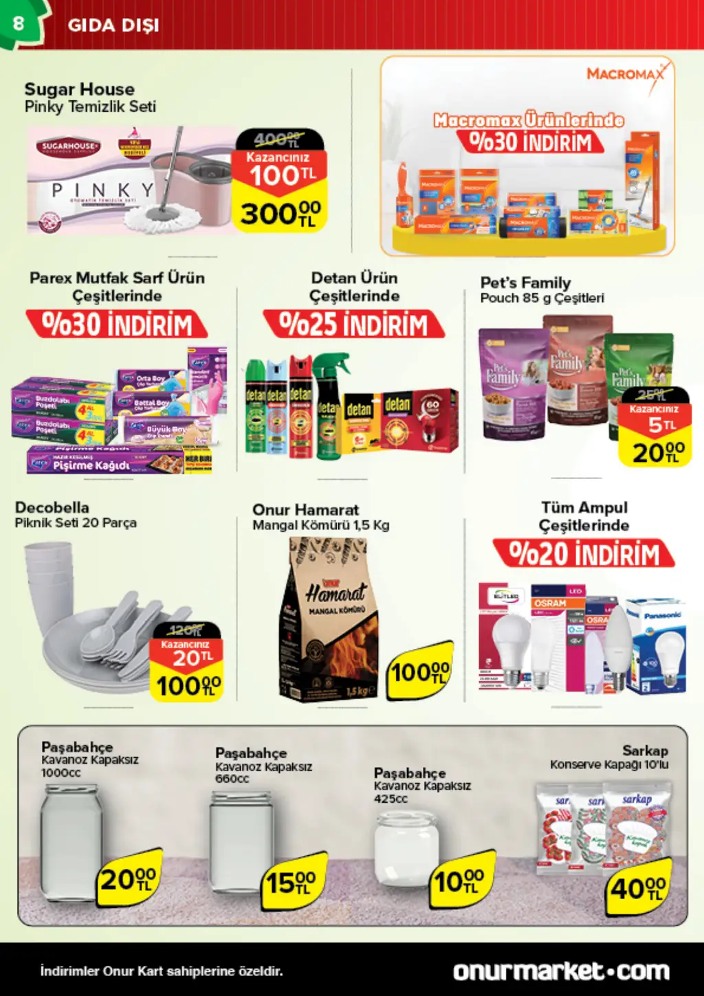 Onur Market 19 Ağustos 2025 kataloğu - Sayfa 2