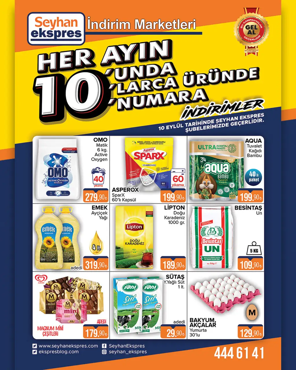 Seyhan Ekspres 10 Eylül 2025 kataloğu - Sayfa 1