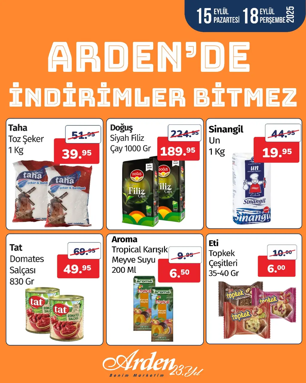 Arden 15 Eylül 2025 kataloğu - Sayfa 1