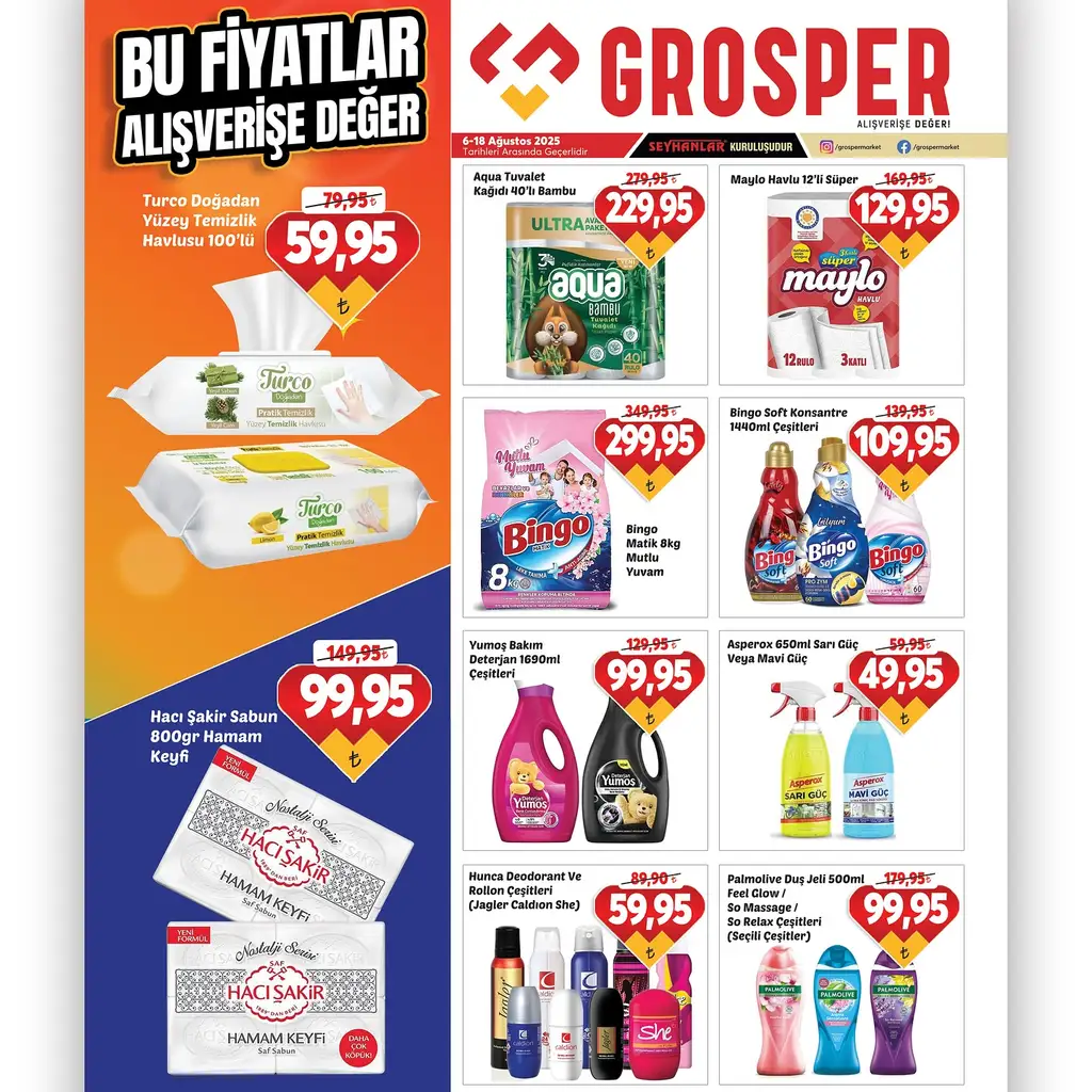 Grosper 6 Ağustos 2025 kataloğu - Sayfa 1