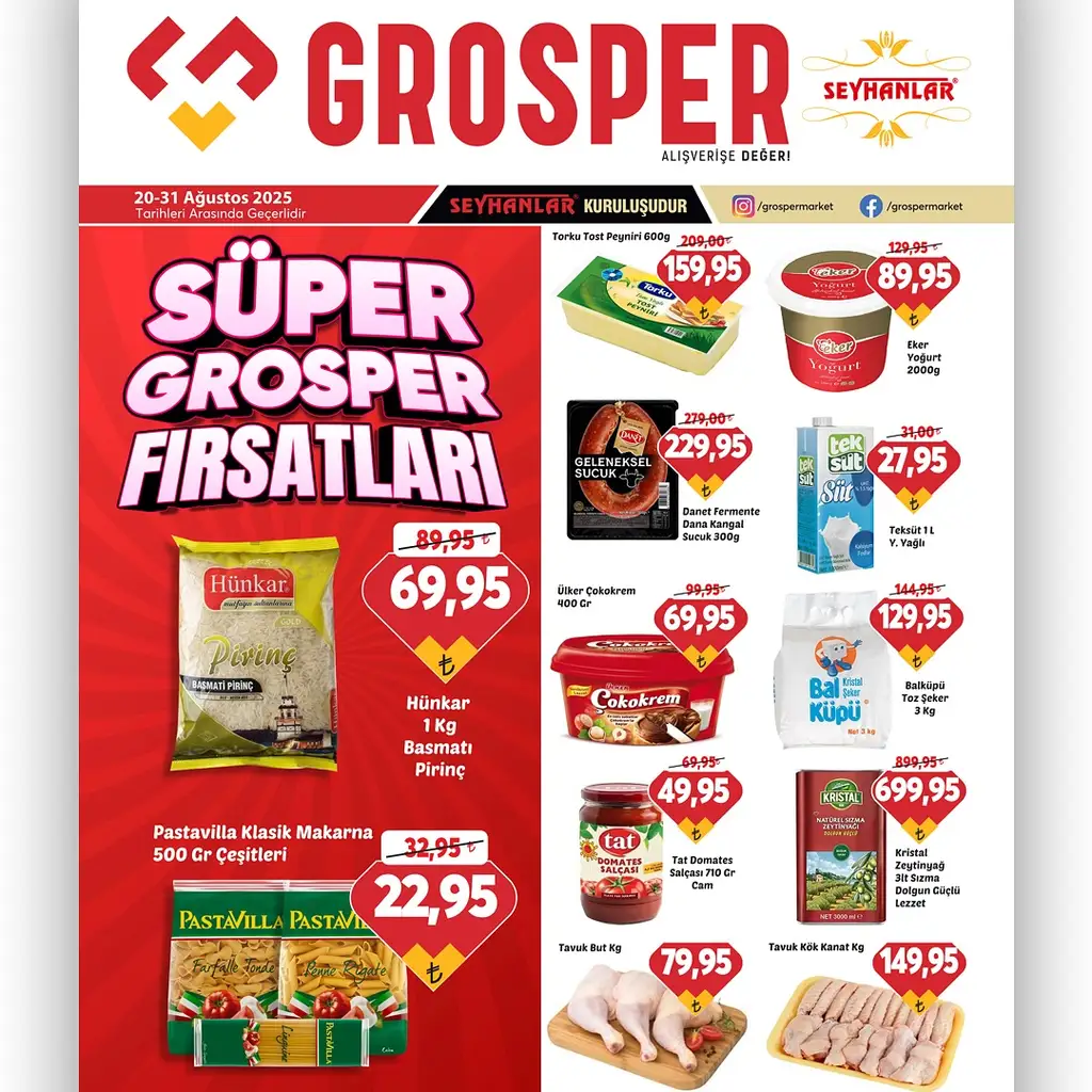 Grosper 20 Ağustos 2025 kataloğu - Sayfa 1