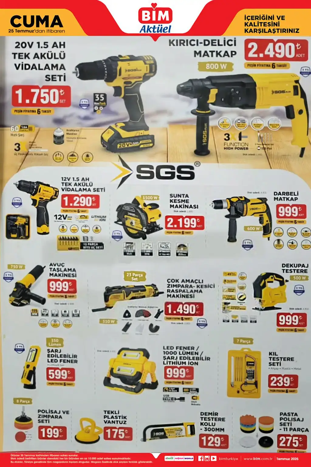BİM 25 Temmuz 2025 Kataloğu - Sayfa 2