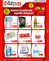 Özpaş 14 Temmuz 2025 kataloğu