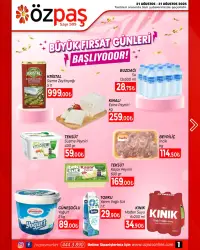 Özpaş 21 Ağustos 2025 kataloğu