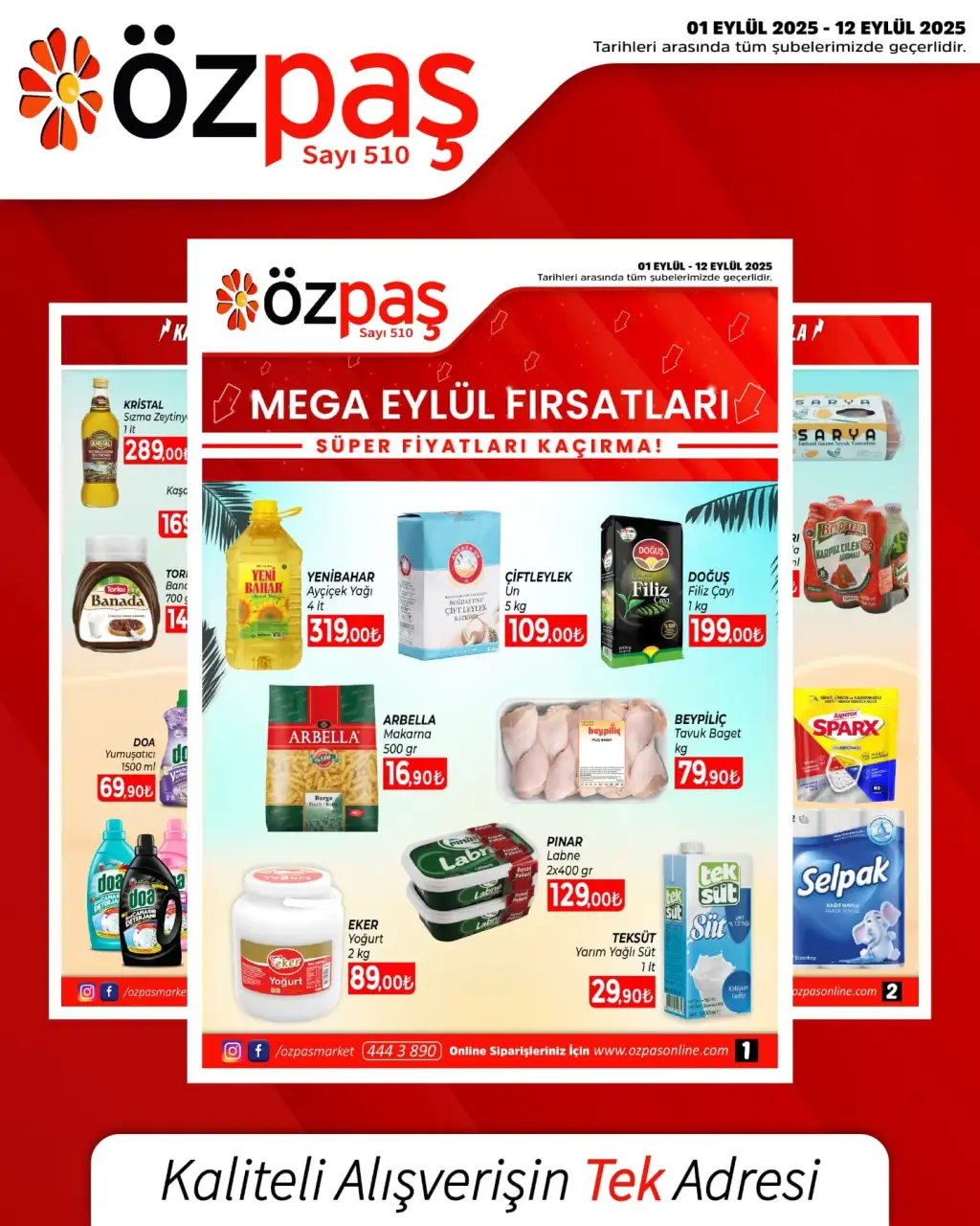 Özpaş 1 Eylül 2025 kataloğu - Sayfa 1