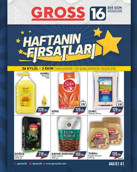 Gross 16 Broşürü 26 Eylül 2025  - Sayfa 1